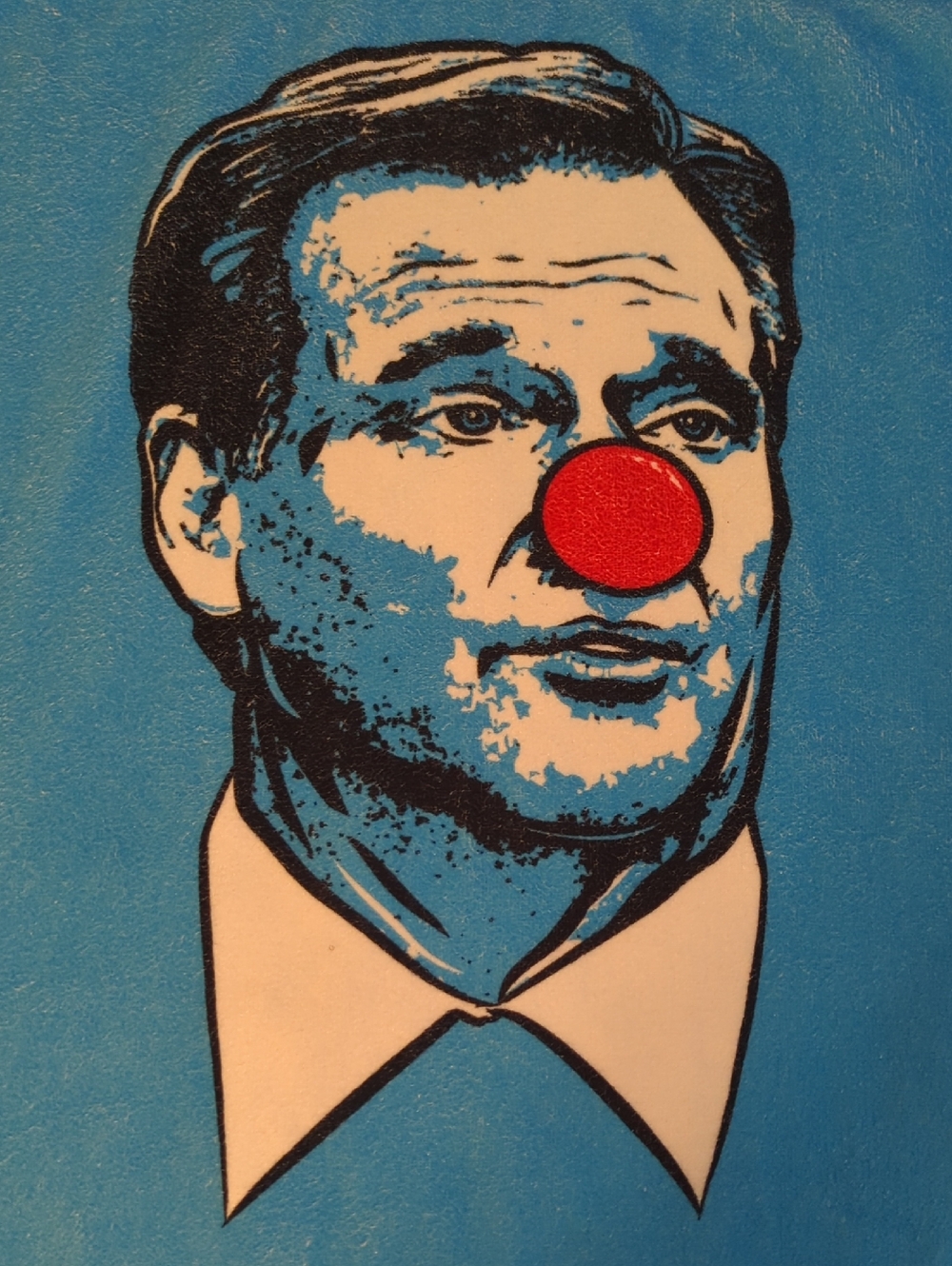 Roger Goodell Clown Nose Game Towel - New England Patriots NFL Barstool Sports